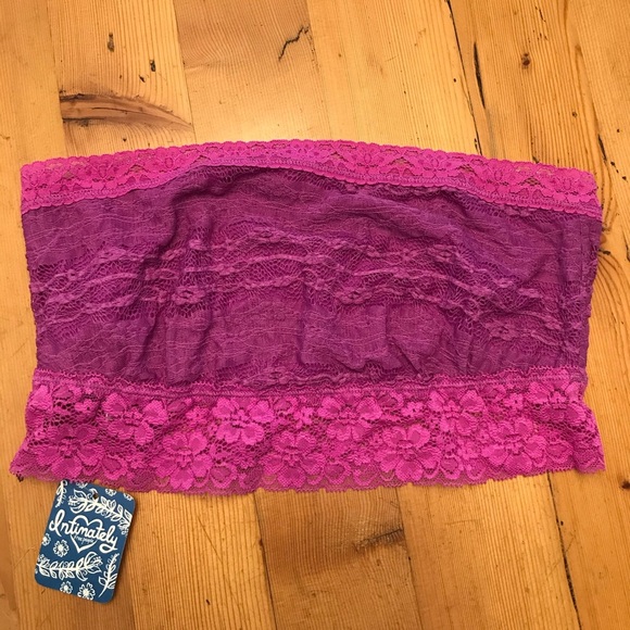 🌺FREE PEOPLE Lace Bandeau Bralette - Picture 1 of 7